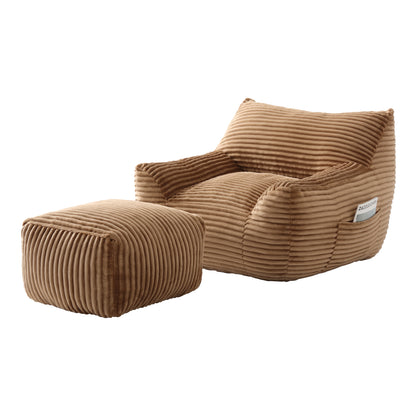 Bean Bag Chair for Adults, Oversized Comfy Beanbag Living Room Lazy Sofa for Bedroom & Dorm image 1