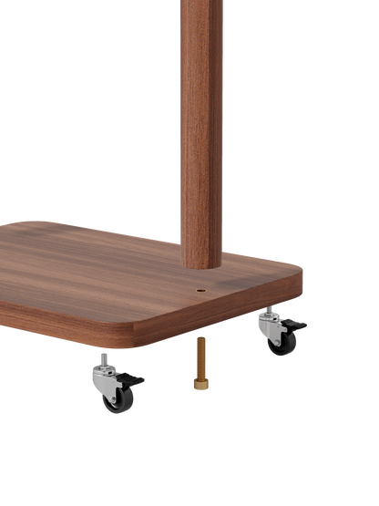 Coat Racks solid wood hanger 15.7* 11.8*71in Solid environmental protection easy to assemble beautiful can be placed in the bedroom/entrance/living room (Walnut) image 9