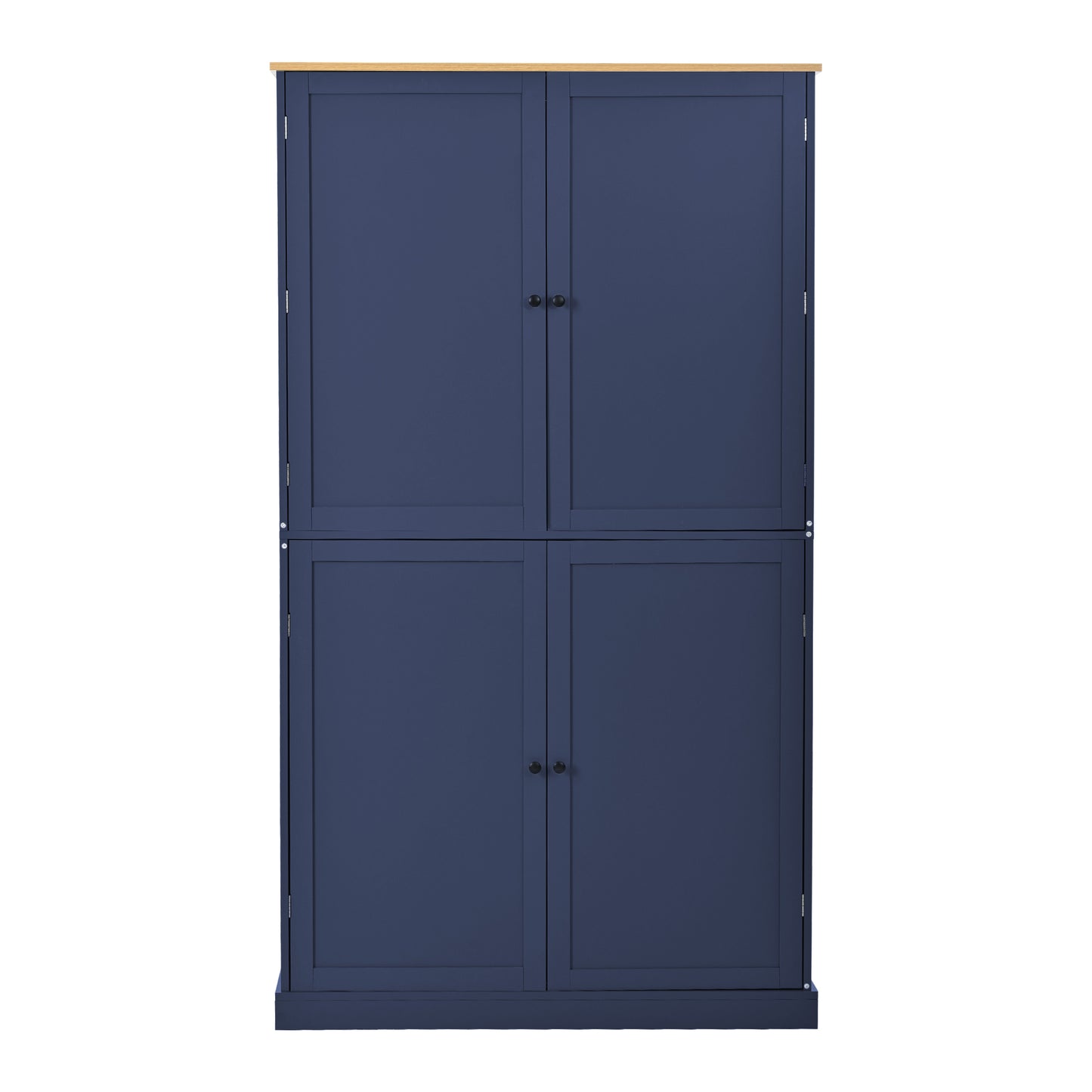 [Assembly Video Provided]TOPMAX 40.2x20x71.3inch High Freestanding Kitchen Pantry Large Cupboard Storage Cabinet with 2 Drawers, 2 Adjustable Shelves, 8 Door Shelves for Kitchen, Dining Room,Blue image 12