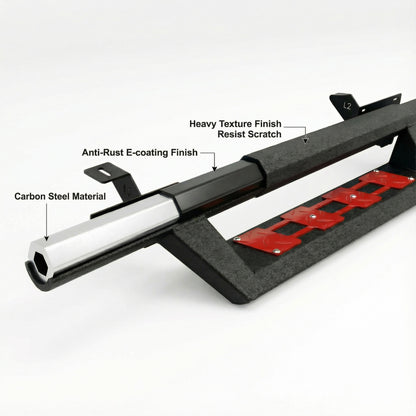 Two-Color 6 Running Boards For 2020-2026 Jeep Gladiator JT 4 Door,Side Steps image 9