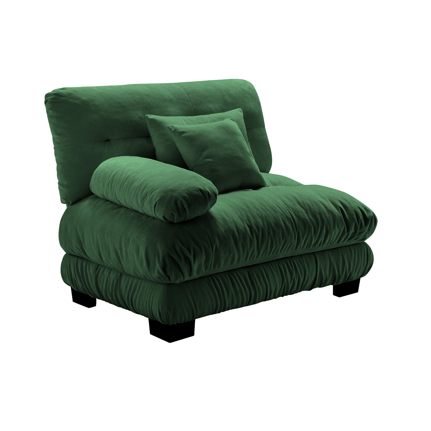27 Sofa LSF W/2 pillows -Green image 2
