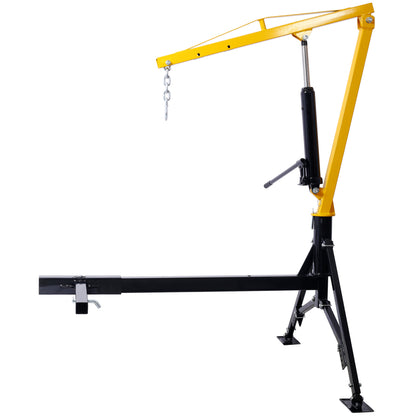 Receiver Hitch Mounted Hydraulic Swivel Pickup Truck Crane - 1000 lbs. Capacity With 3 Boom Capacities of 500 lbs, 750 lbs and 1000 lbs. image 2