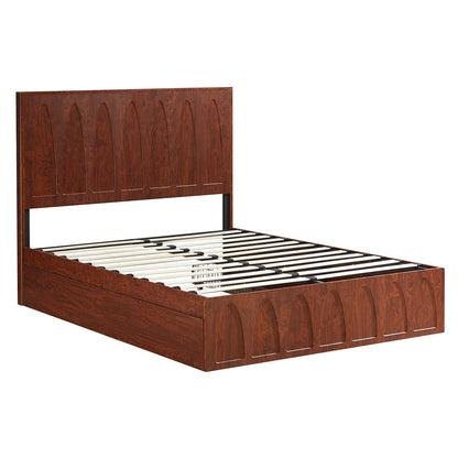 Dekuch bed frame solid wood slat support close-up