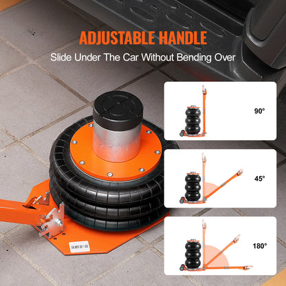 Air Jack 3 Ton/6600 lbs Pneumatic Jack with Heightened Column for Sedan image 5