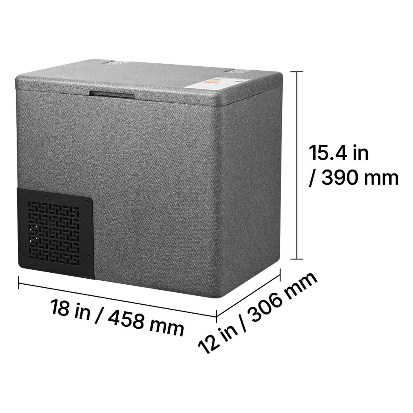 12 Volt Refrigerator, 21.1 QT/ 20L Car Fridge, Portable Ultra-Light EPP Freezer, APP Control Electric Compressor, 12V/24V DC, 14℉ to 50℉, for Truck Van RV SUV Boat Travel Camping image 11