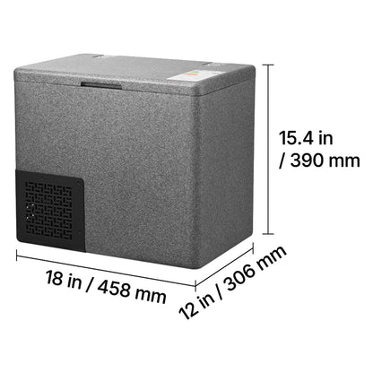 12 Volt Refrigerator, 21.1 QT/ 20L Car Fridge, Portable Ultra-Light EPP Freezer, APP Control Electric Compressor, 12V/24V DC, 14℉ to 50℉, for Truck Van RV SUV Boat Travel Camping image 11