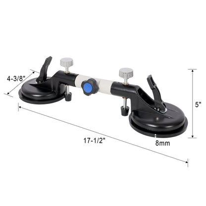 3-in-1 Adjustable angles (90-270 degrees) Suction Cup Tool for Seam Joining,fixation,and Leveling, Professional Countertop Installation Tool,black color image 10