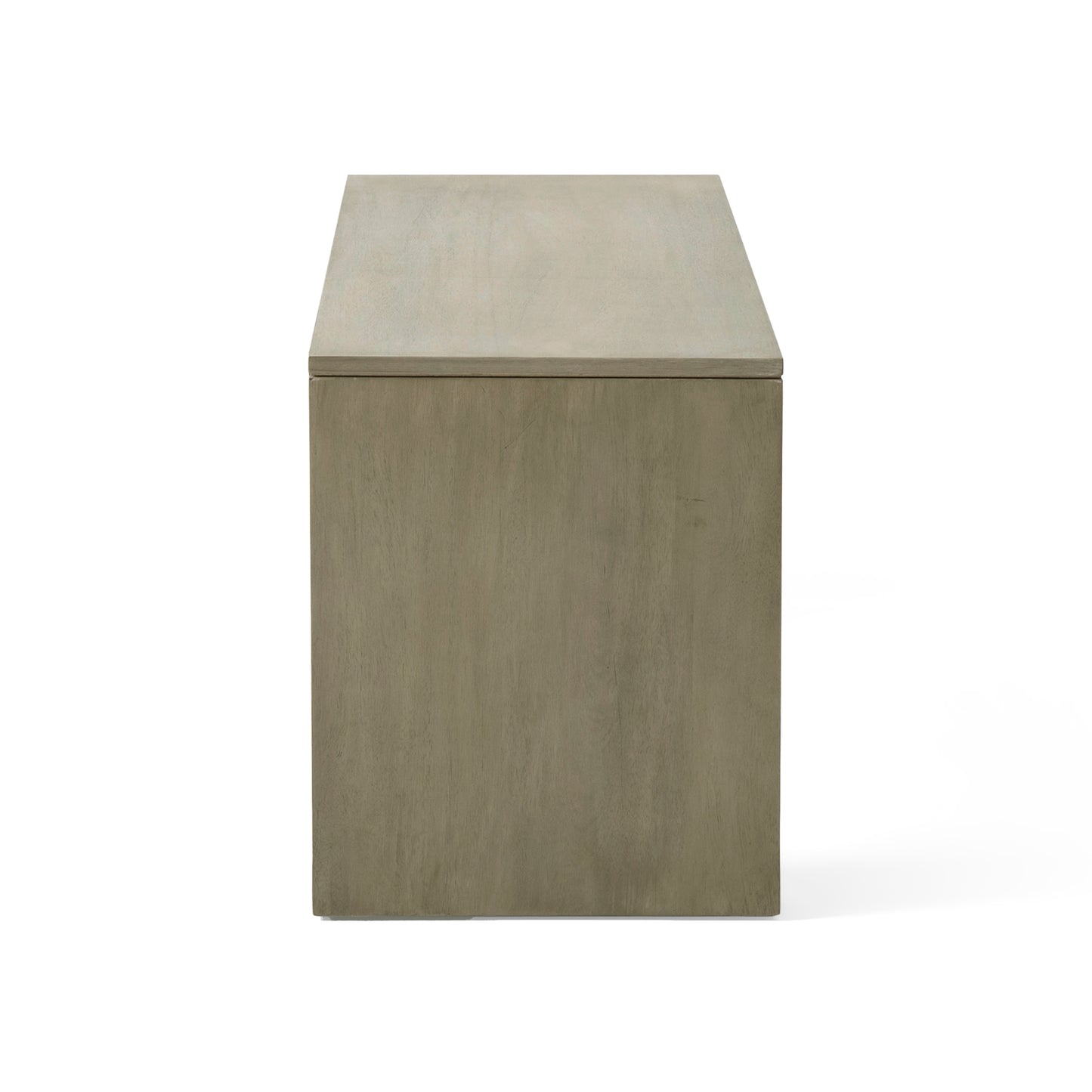 Acacia Wood Dining Bench, Light Gray Oak image 5