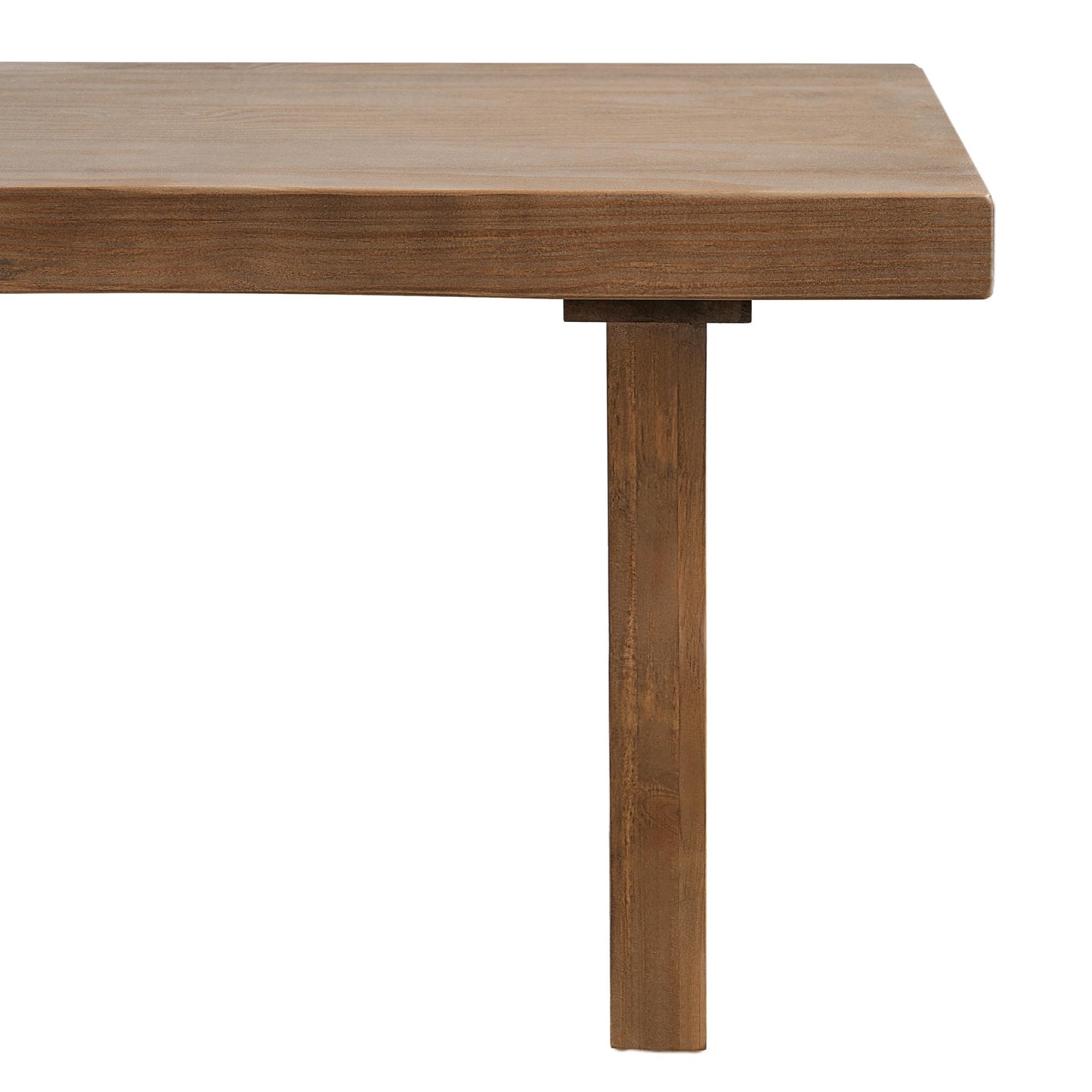 Indoor Pine Dining Bench, 62.9''L Solid Wood Seating, 350lbs Weight Capacity, Fits 3 People for Kitchen, Dining Room & Living Space image 9