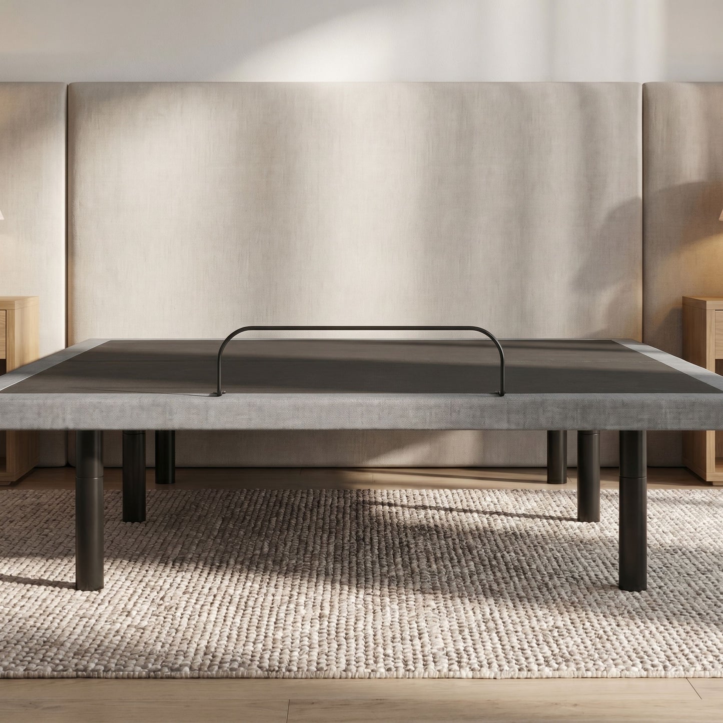 OS4 Black and Grey Queen Adjustable Bed Base With Head and Foot Position Adjustments image 3