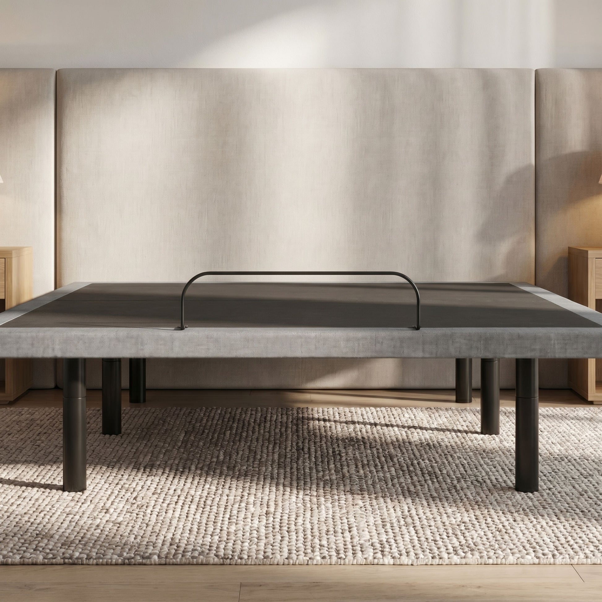 OS4 Black and Grey Queen Adjustable Bed Base With Head and Foot Position Adjustments image 3
