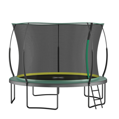 YC 12FT Springfree no Gap Trampoline- Green image 1