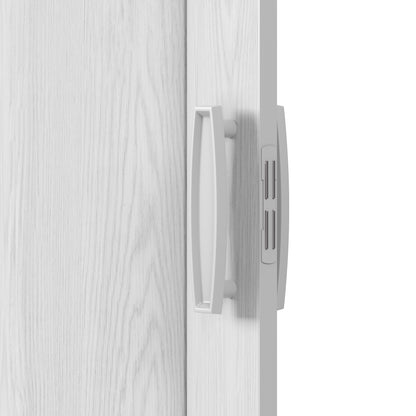 Studio Series 48" W PVC Foldable Accordion Doors, White image 6