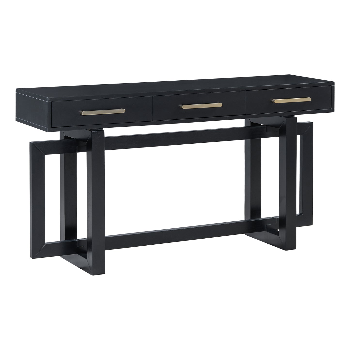 U_STYLE Elegant Console Table with Three Drawers, Extra Long Entryway Table for Entryway, Hallway, Living Room, Foyer, Corridor image 4
