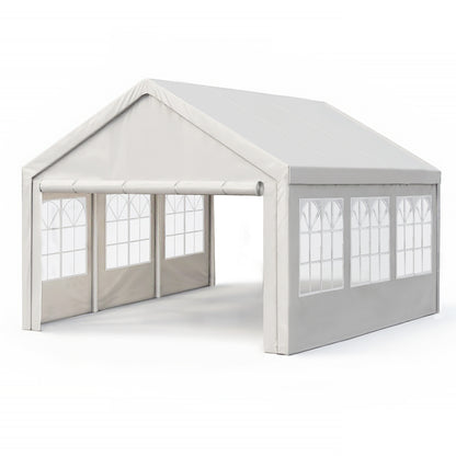 10'x20' Carport Car Canopy Party Tent Outdoor Gazebo with Removable Sidewalls Outdoor Gazebo Commercial Tents for Parties Wedding BBQ image 4