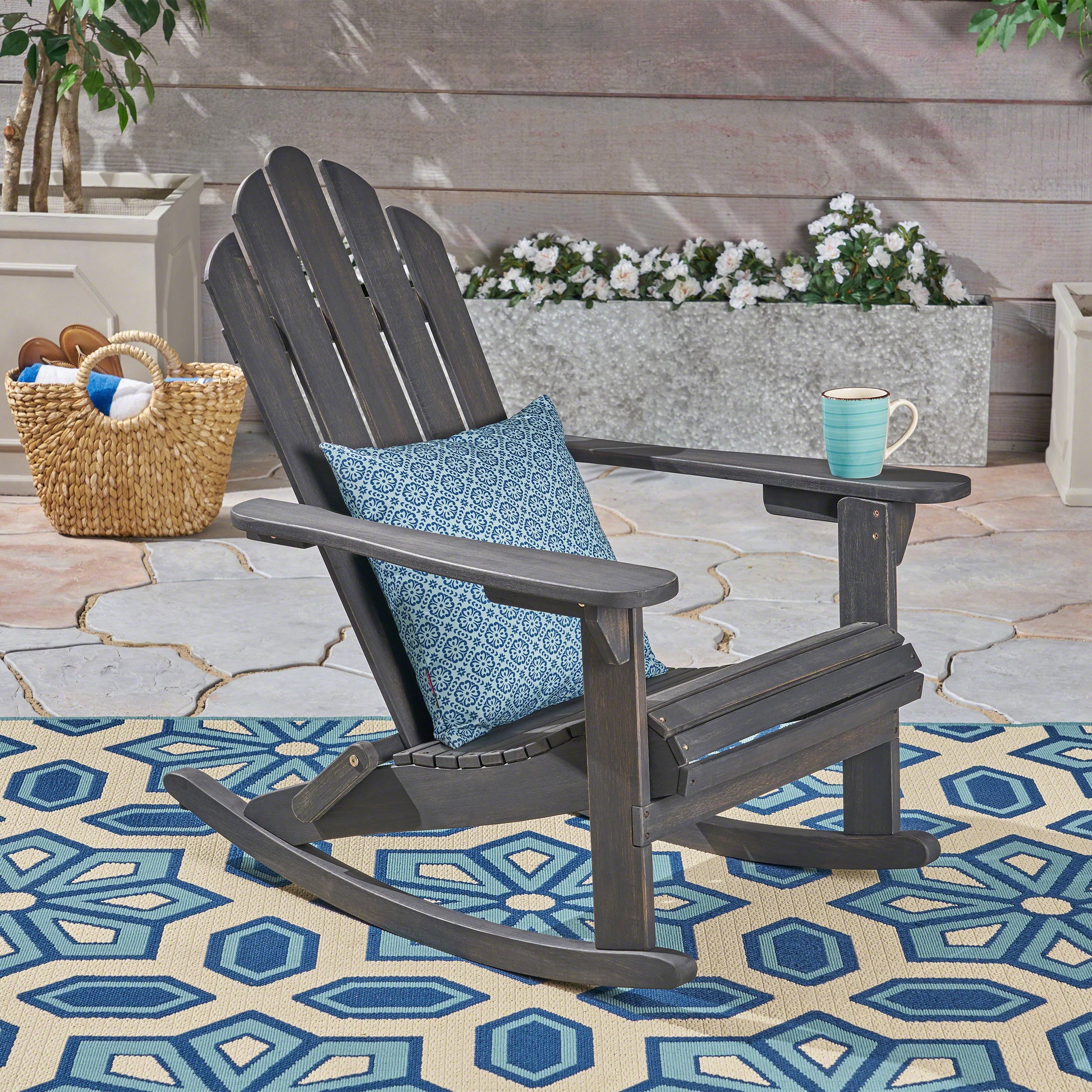 HOLLYWOOD ADIRONDACK ROCKING CHAIR image 1