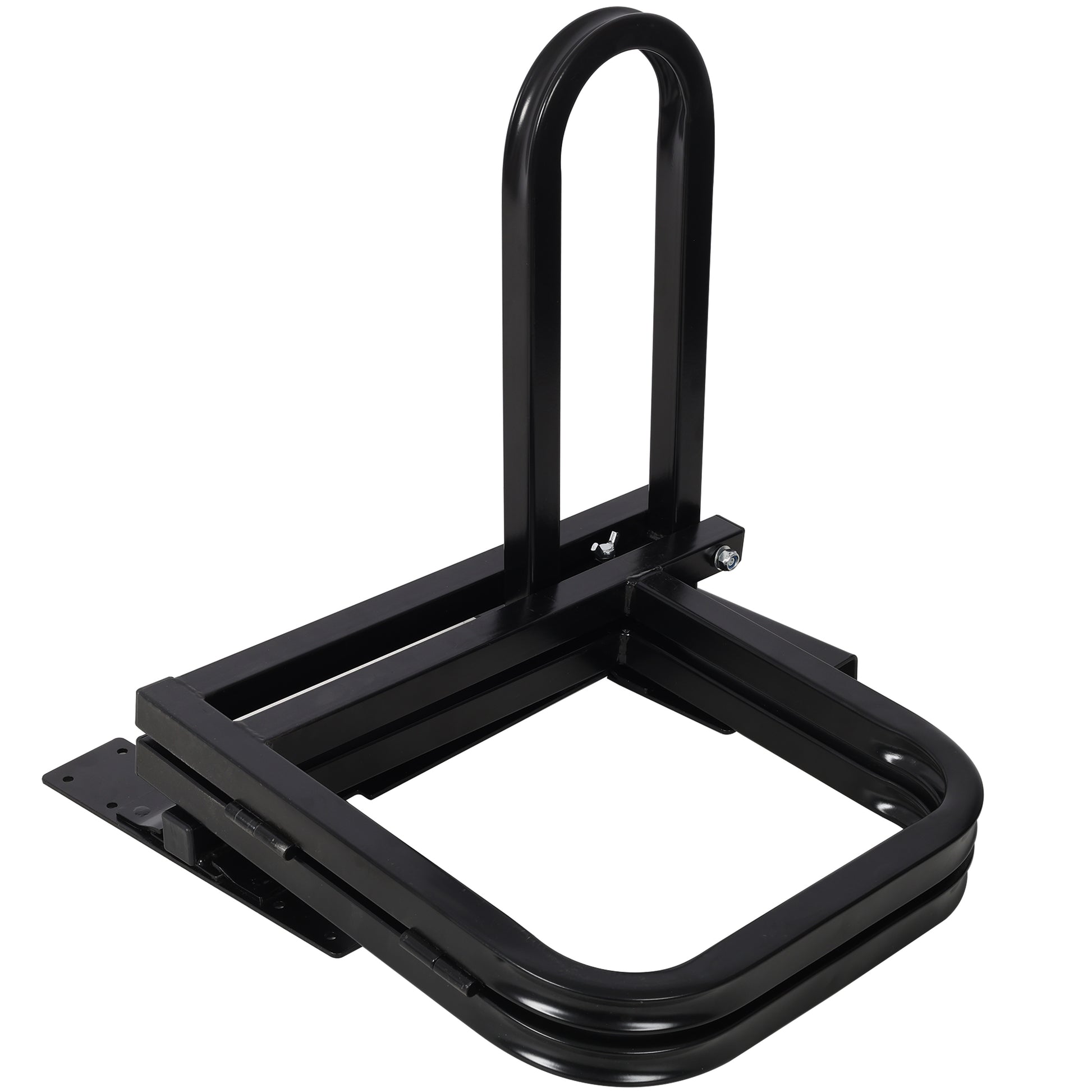 Foldable Pickup Truck Tailgate Two-Step Ladder - Universal Fit. Drilling Hex Screws for Easy Install. Load Capacity: 300 LBS. Serves To Secure Items In Truck Bed image 4