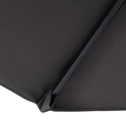 7.5 FT Patio Umbrella, Outdoor Market Yard Umbrella, Sun Shade Umbrella with Push Button Tilt and Crank Mechanism for Garden, Deck, Pool and Backyard, Not Include Umbrella Base, Grey image 6