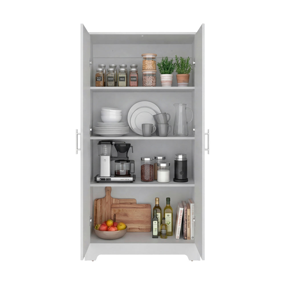 Thomp Bellcroft Multystorage Pantry Cabinet – Modern 4-Shelf Storage Organizer for Living Room & Kitchen image 4