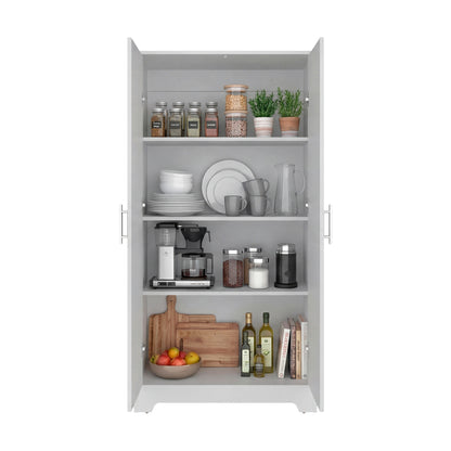 Thomp Bellcroft Multystorage Pantry Cabinet – Modern 4-Shelf Storage Organizer for Living Room & Kitchen image 4