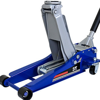 Low-Position Steel Vehicle Floor-mounted Hydraulic Jack with Dual-piston Quick-lift Pump, 3-Ton(6,600 lb.) Capacity. image 9