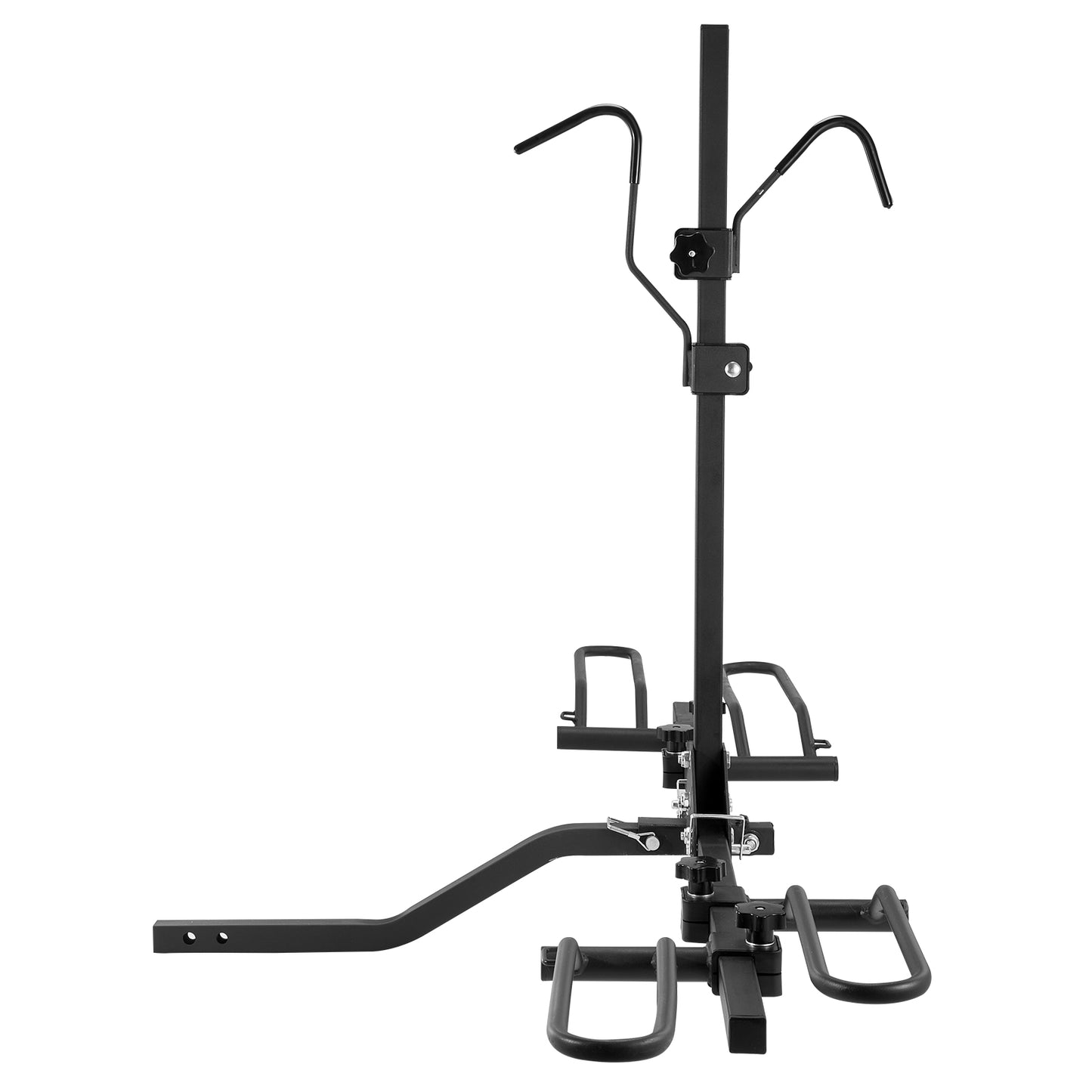 Hitch Mount Bike Rack, 2-Bike Platform Style, 80 LBS Max Capacity Bike Rack Hitch for 1.25-/2-inch Receiver, Titling and Folding Bike Carrier with Tires up to 2.4" Wide, for Car, SUV, Truck, RV image 4
