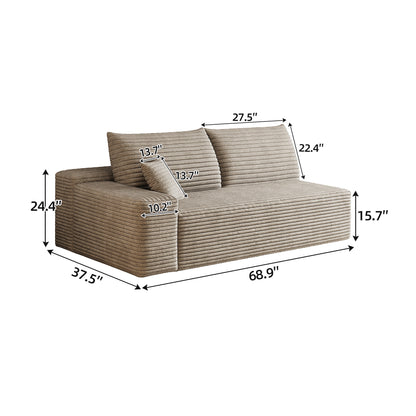 Y165-3L-CAMEL 3seater left camel image 4