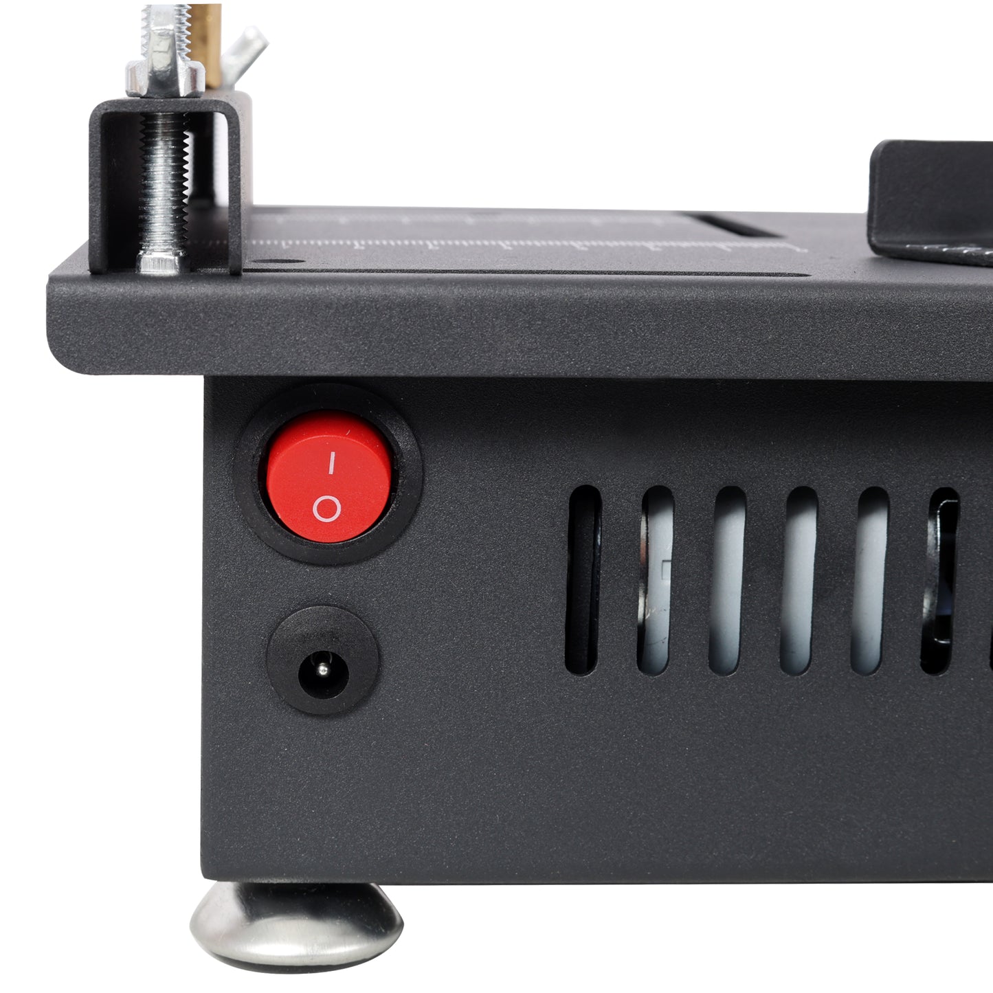 100W Multi-Functional Table Saw Mini Desktop Electric Saw Cutter Speed & Angle Adjustable 16MM Cutting Depth with Blade Flexible Shaft and More Accessories for Wood Plastic Acrylic Cutting image 6
