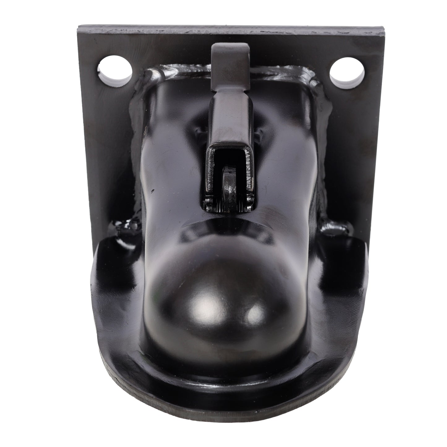 2-5/16 Inch Flat Mount Trailer Coupler, 14000 LBS Heavy Duty Trailer Coupler with Grade 8 Hardware Kit, 4-1/2" Hole Spacing, Black E-Coat Finish for Dump & Equipment Trailers image 3