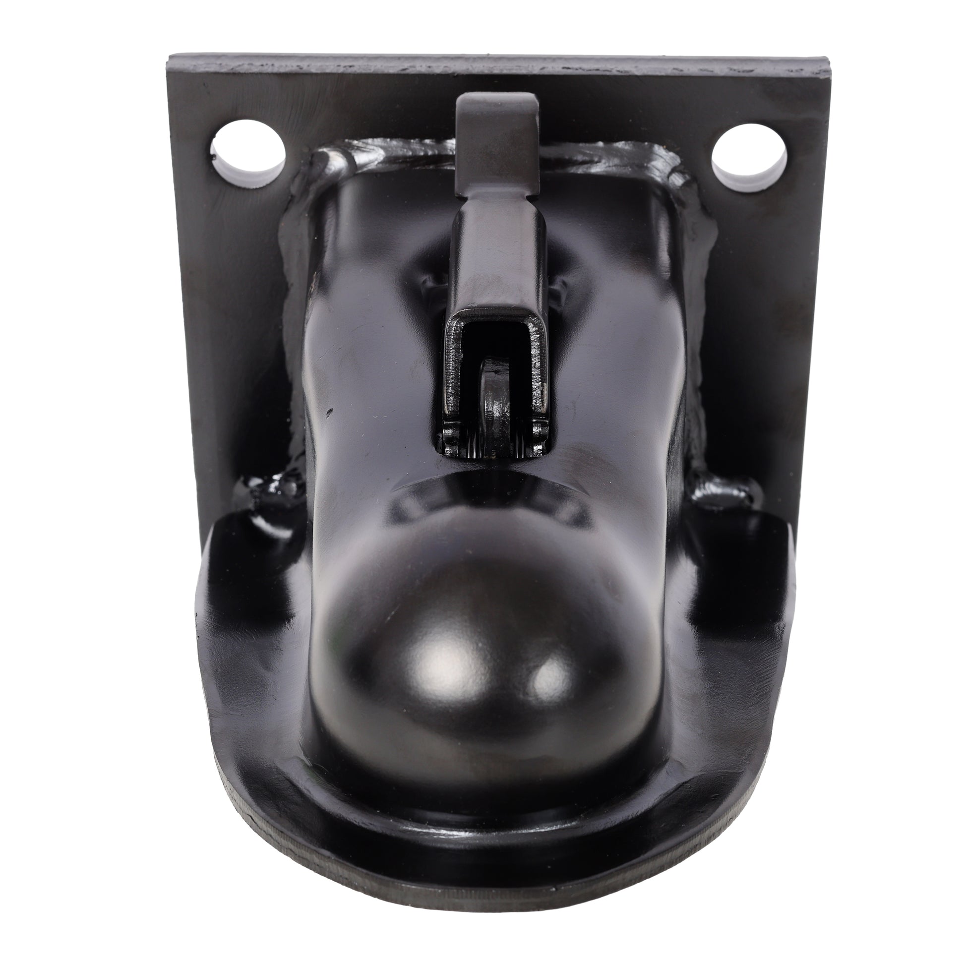 2-5/16 Inch Flat Mount Trailer Coupler, 14000 LBS Heavy Duty Trailer Coupler with Grade 8 Hardware Kit, 4-1/2" Hole Spacing, Black E-Coat Finish for Dump & Equipment Trailers image 3