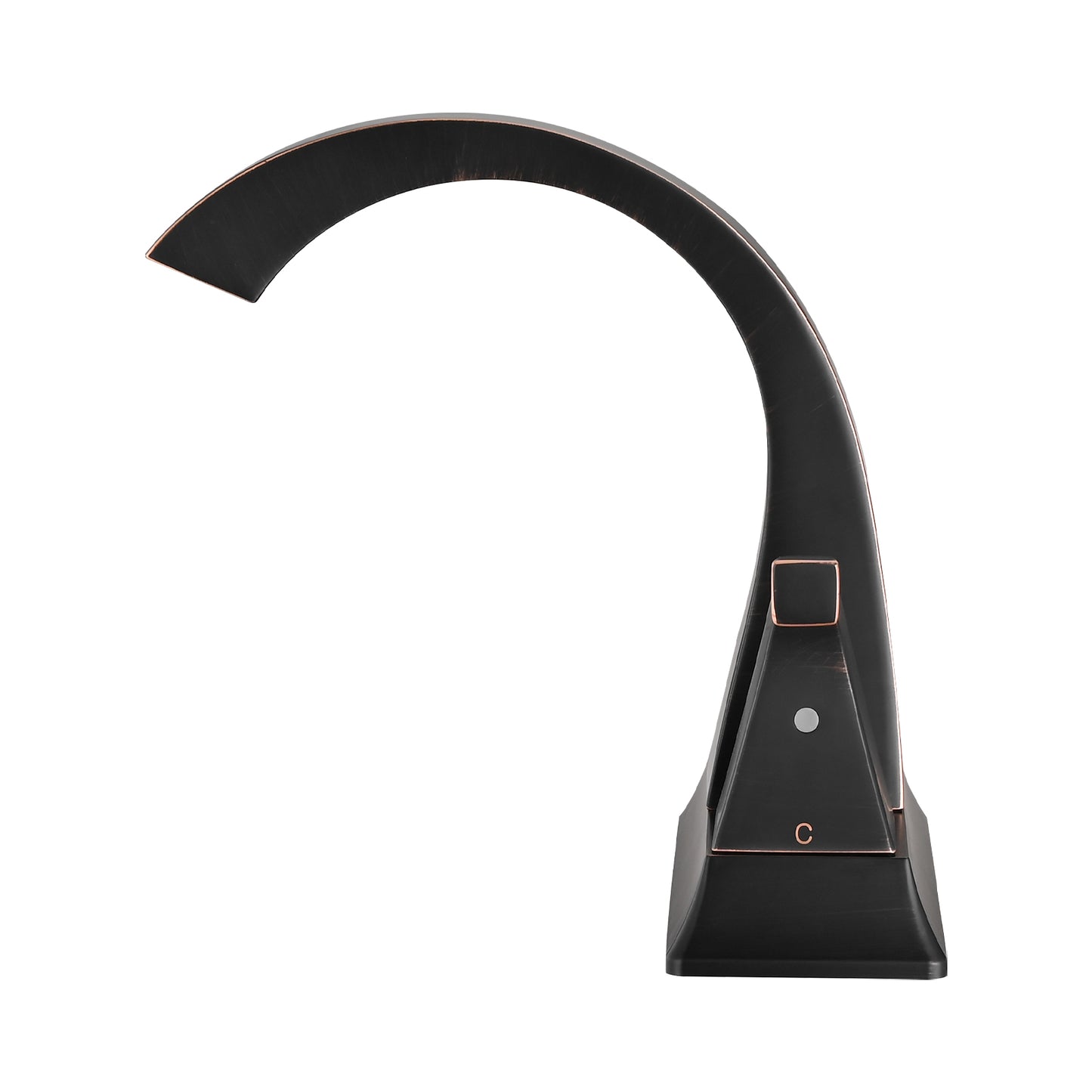Two Handle 4 Inch Centerset Bathroom Sink Faucet with Pop-Up Drain, Oil rubbed bronze image 3