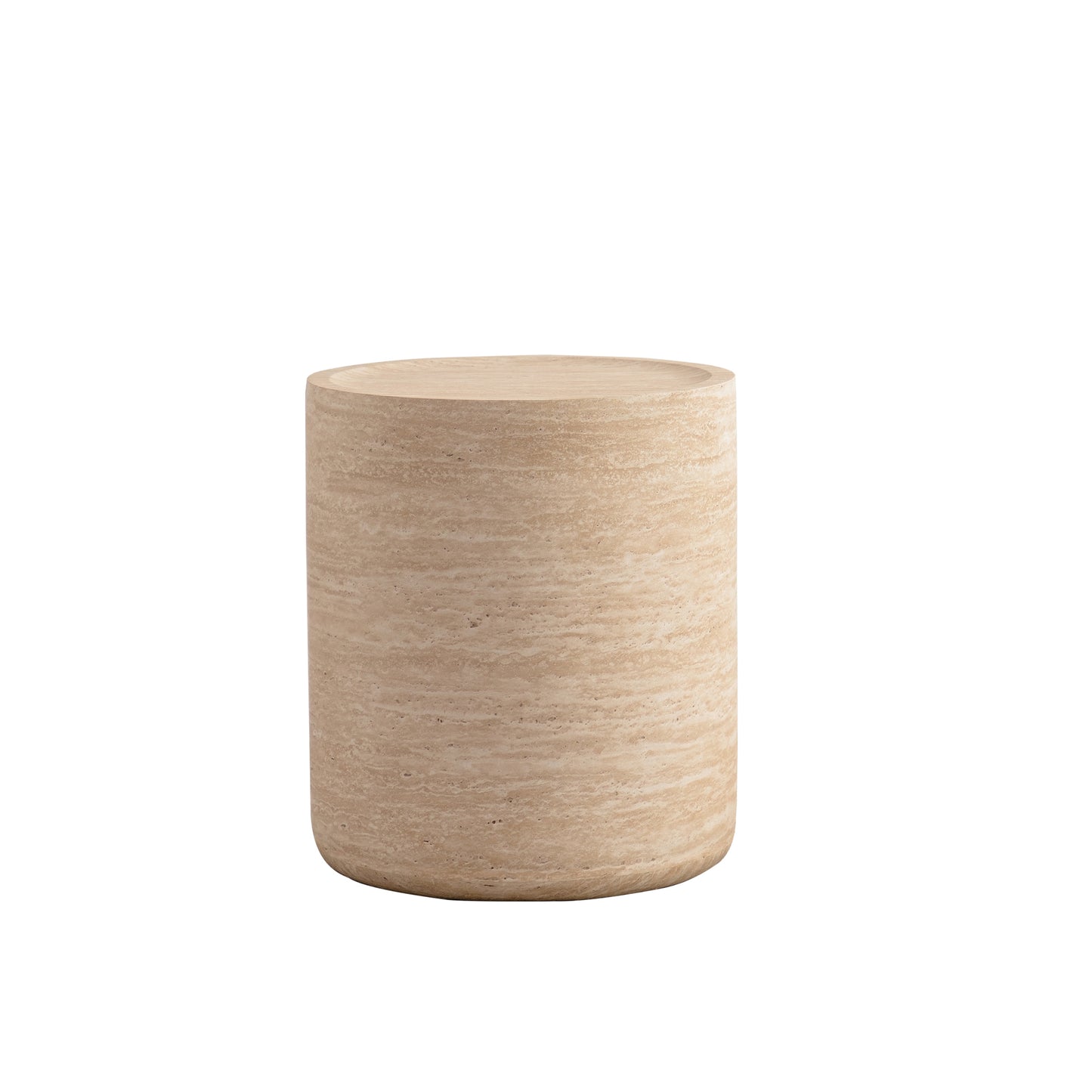 Round End Table with Mars Pattern for Living Room, Modern Drum Circle Side Table for Small Spaces, Nightstand Sofa Table for Bedroom, No Need Assembly (Mars Pattern) image 3