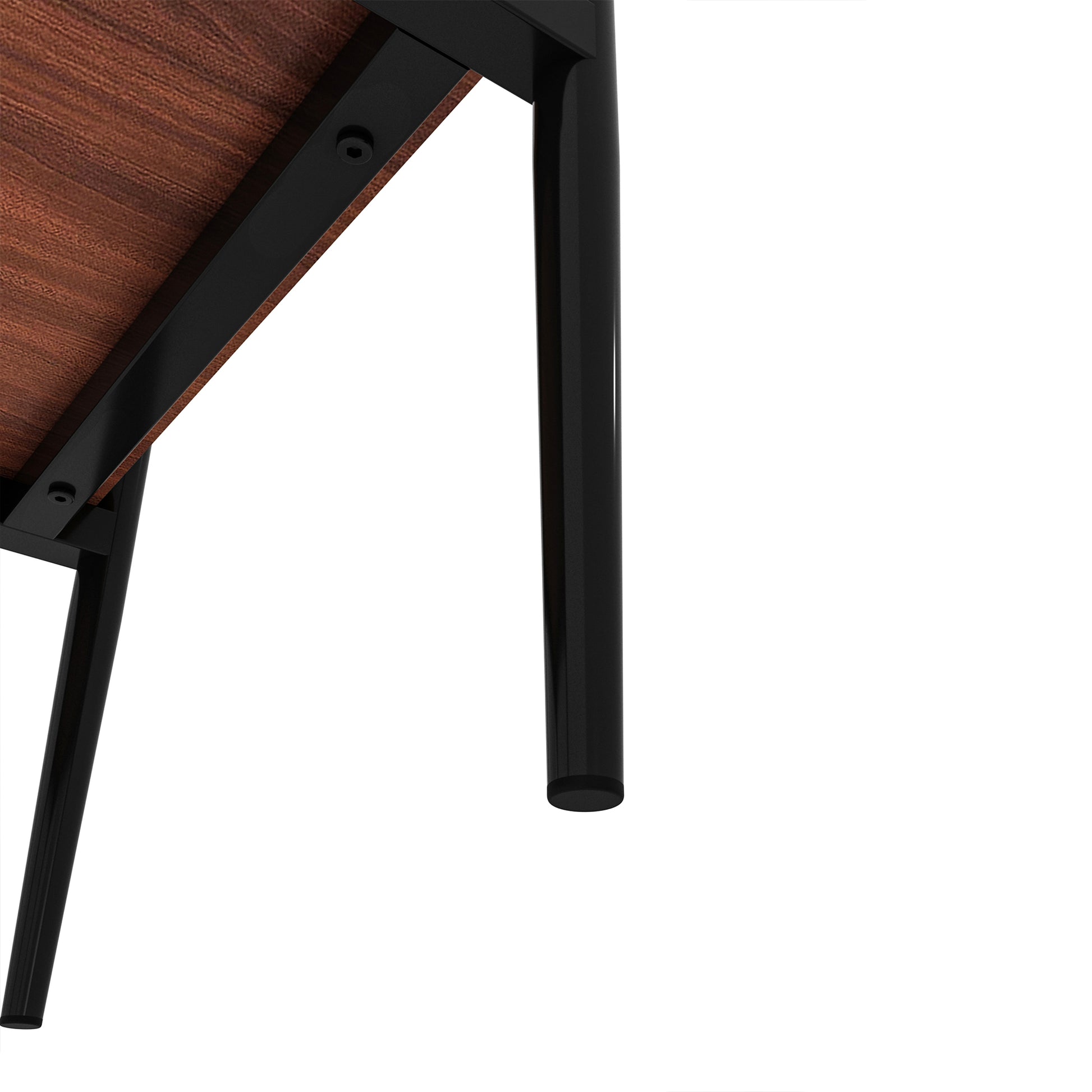 Set of 2 Rectangle End Table, Tempered Glass Tabletop with MDF layer, Modern Table for Living Room, Gray Glass image 11