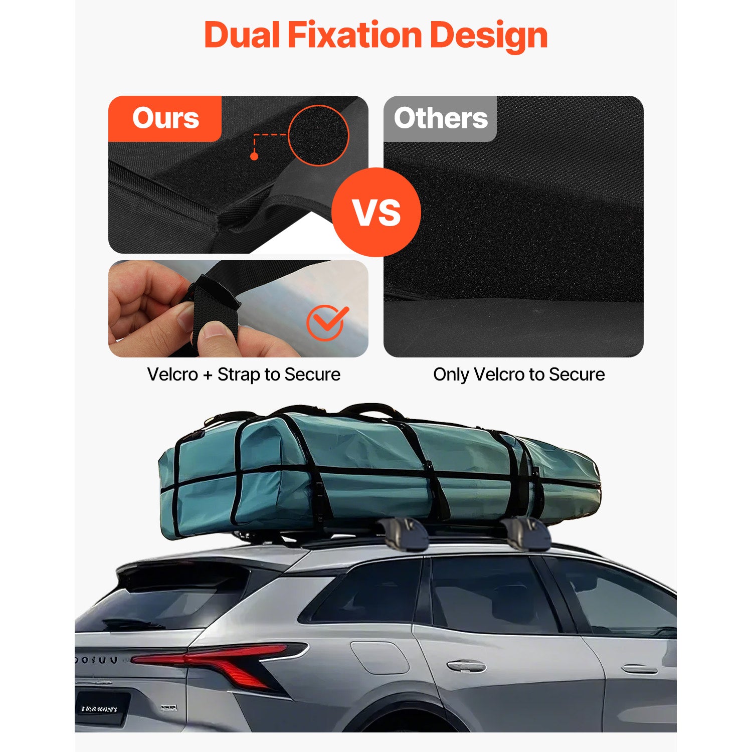 Roof Rack Pads for Crossbar 88lbs Load Capacity for Kayak Canoe Surfboard image 3