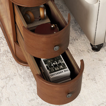 End Table with Charging Station,Sofa Side Table with Drawers, No Assembly Required(Expect Arrival Date 2025/4/16) image 4