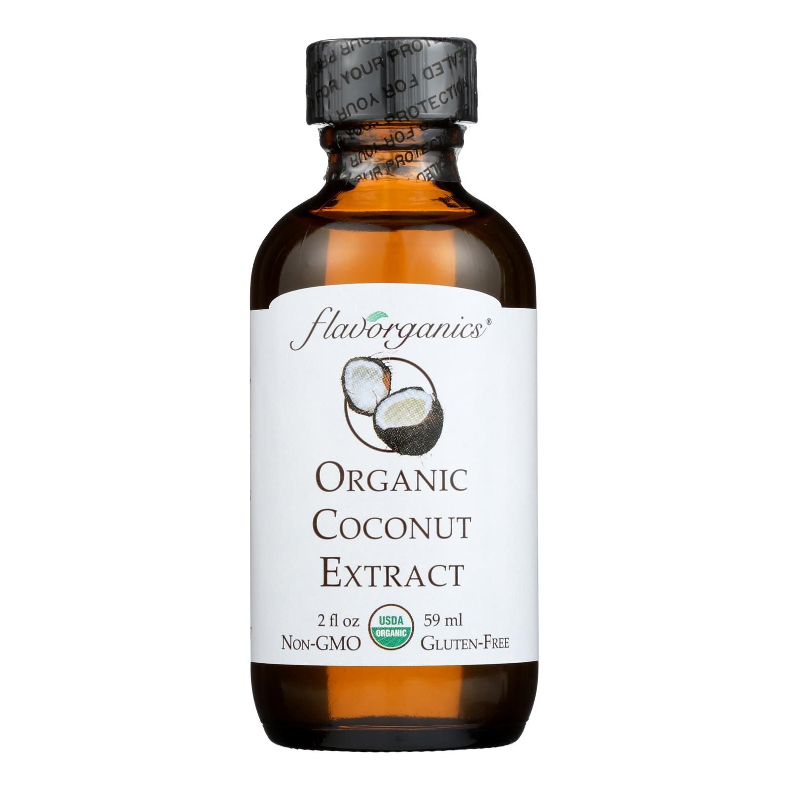 Flavorganics Organic Coconut Extract - 2 Oz image 1