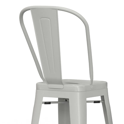 Fletcher - 24" Metal Counter Height Stool (Set of 2) - White image 5