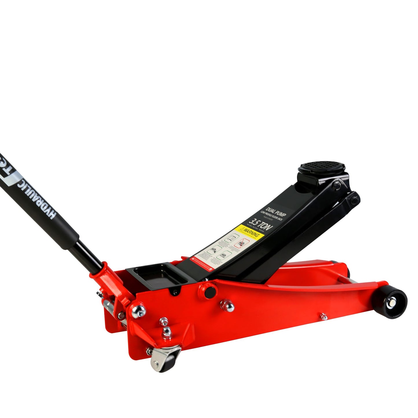 Floor Jack, 3.5 Ton Low Profile Floor Jack, Heavy-Duty Steel Racing Floor Jack with dual Piston Quick Lift Pump, Floor J image 13
