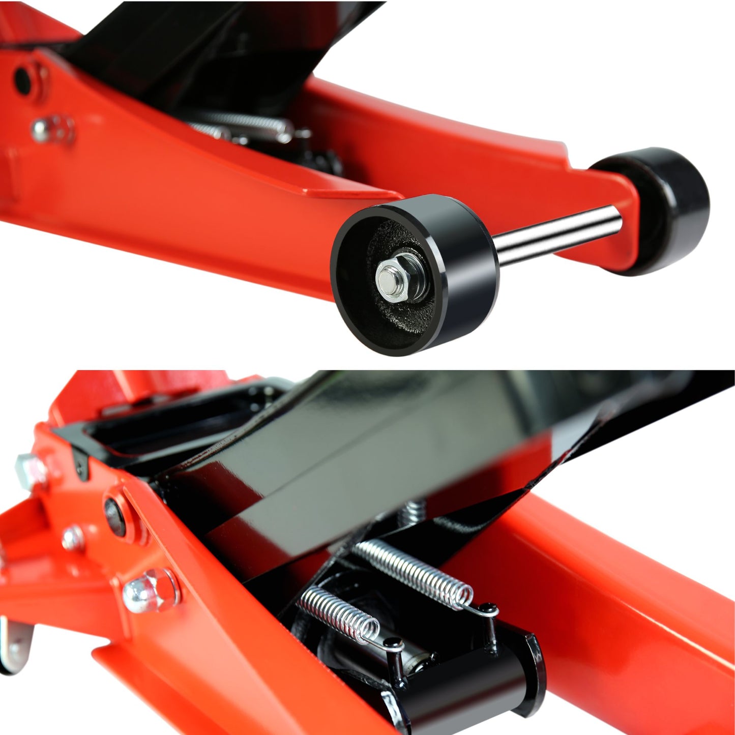 Floor Jack, 4 Ton Low Profile Floor Jack, Heavy-Duty Steel Racing Floor Jack with dual Piston Quick Lift Pump, Floor Jac image 9