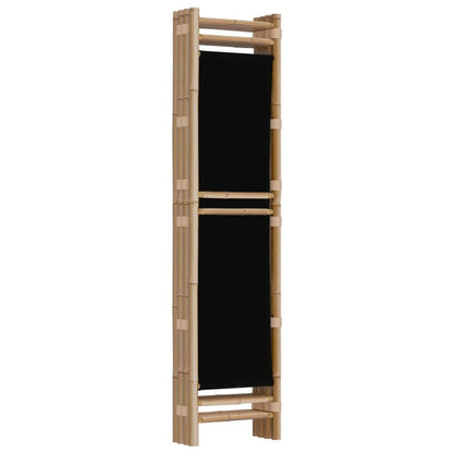 Folding room divider in outdoor garden setting