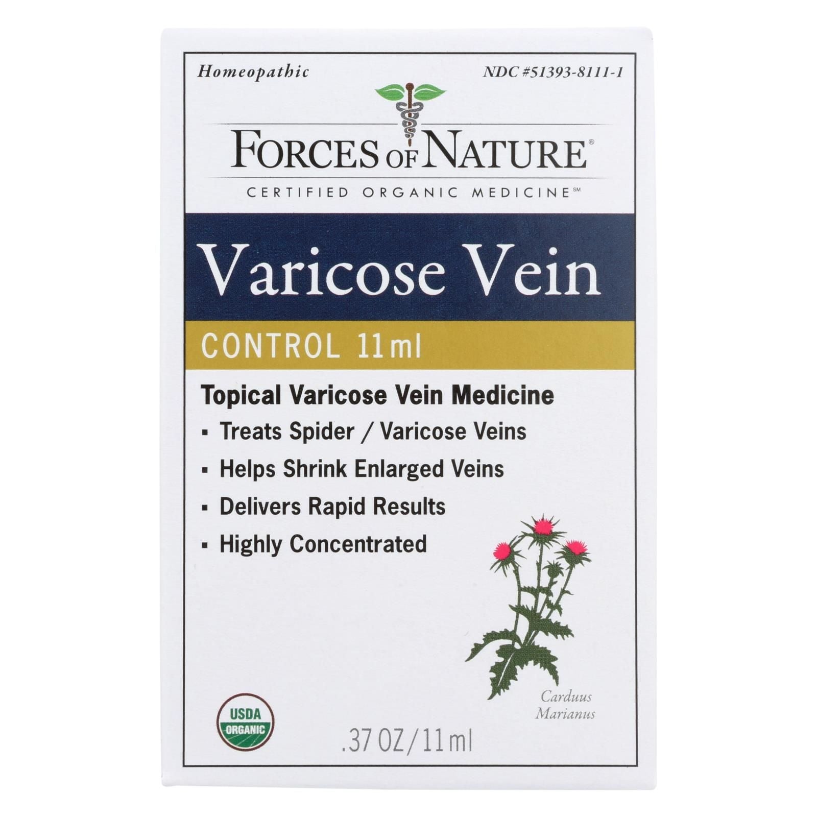 Forces Of Nature - Varicose Vein Control - 1 Each - 11 Ml image 1