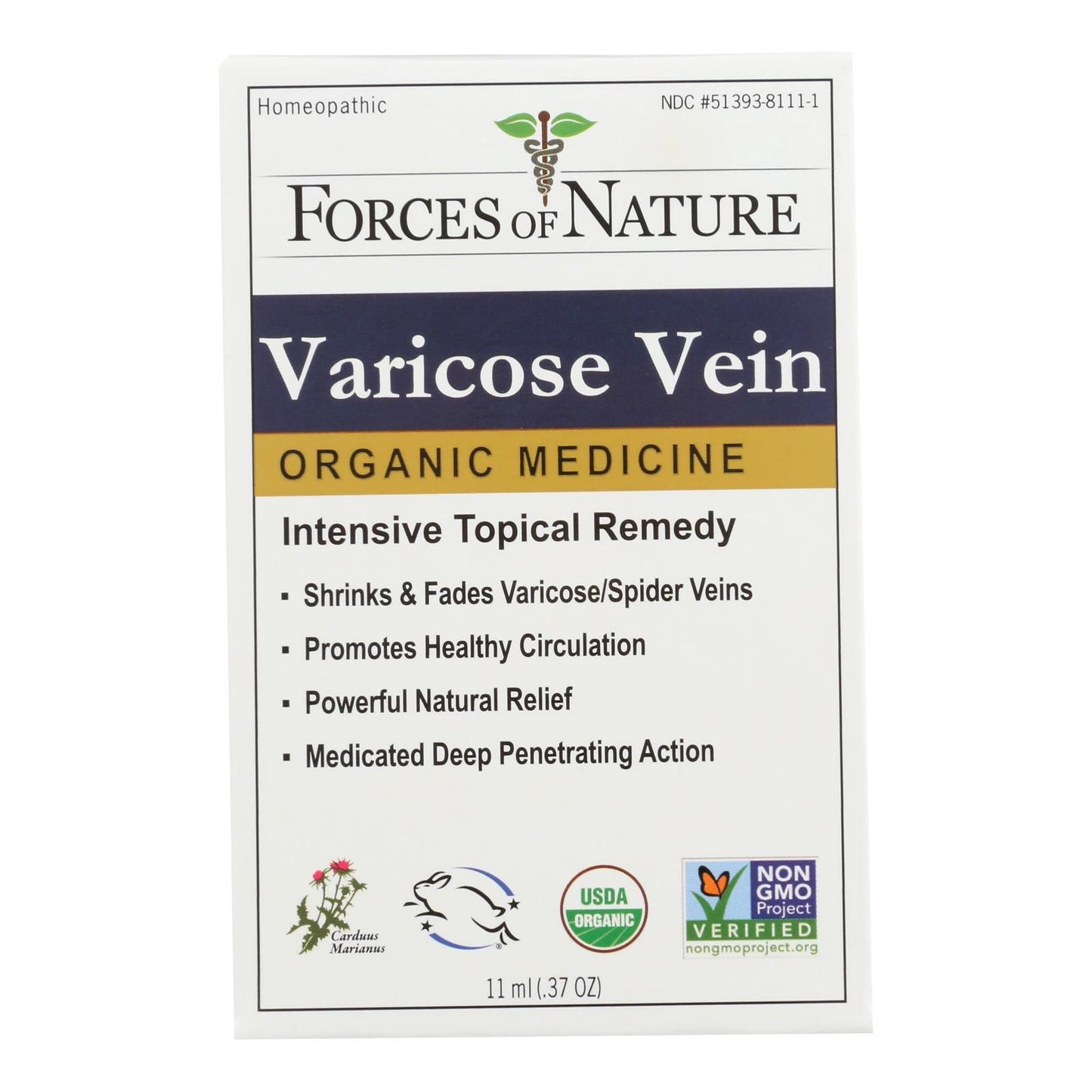 Forces Of Nature - Varicose Vein Control - 1 Each - 11 Ml image 2