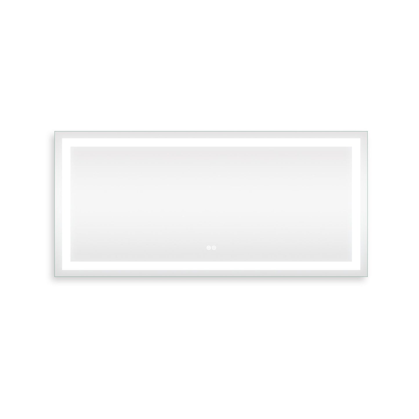 Frameless Rectangular LED Light Bathroom Vanity Mirror image 9