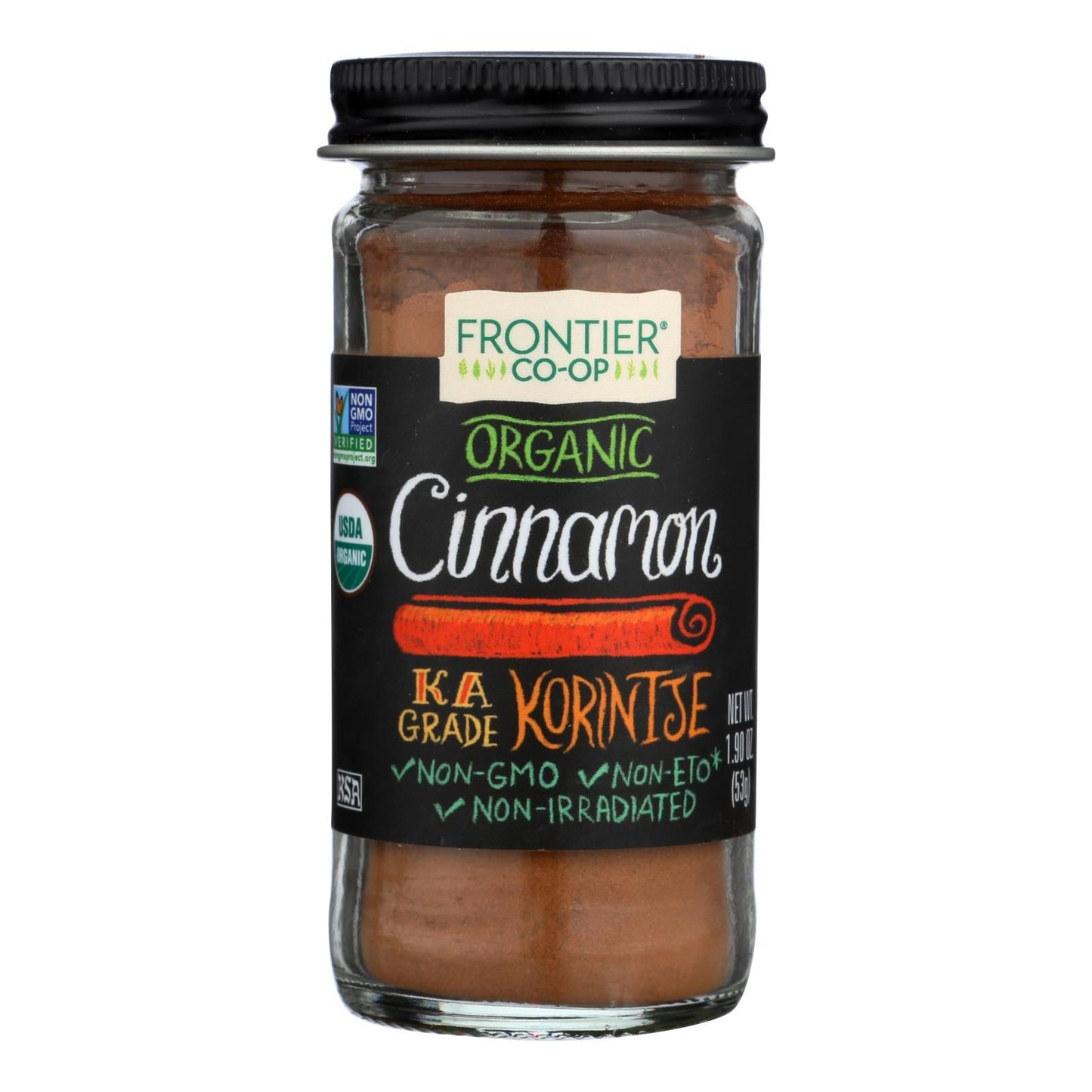 Frontier Herb Cinnamon - Organic - Ground - 3 Percent Oil - A Grade - 1.90 Oz image 1