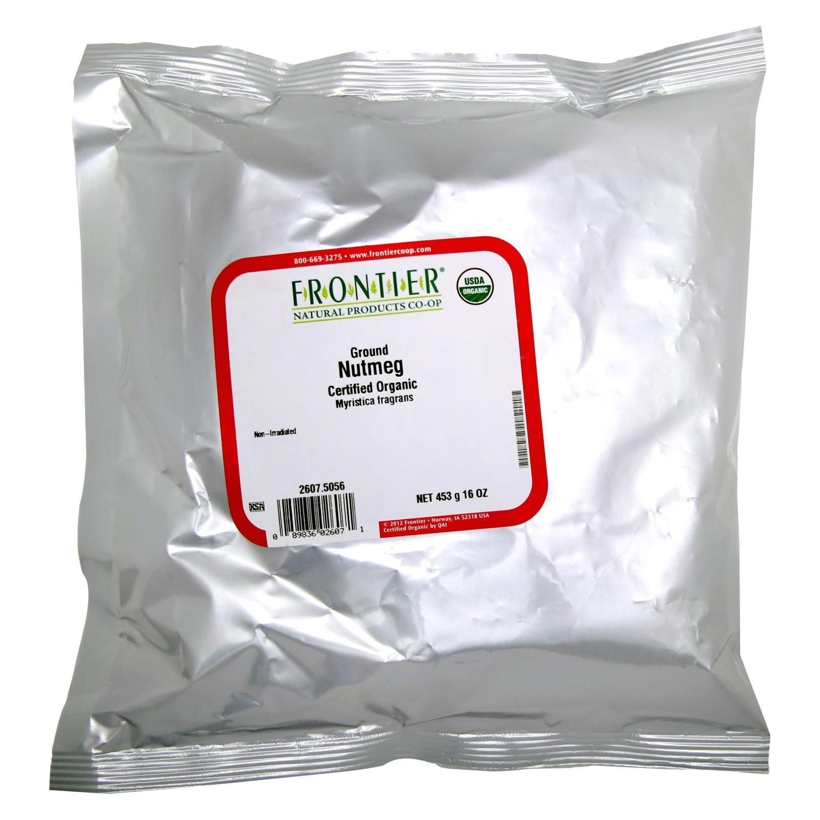 Frontier Herb Nutmeg Organic Ground - Single Bulk Item - 1lb image 1
