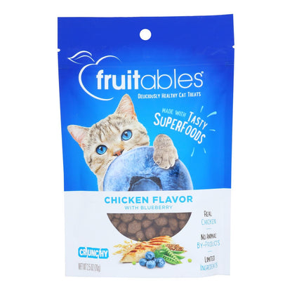 Fruitables - Cat Treats Chicken&blubry - Case Of 10-2.5 Oz image 1