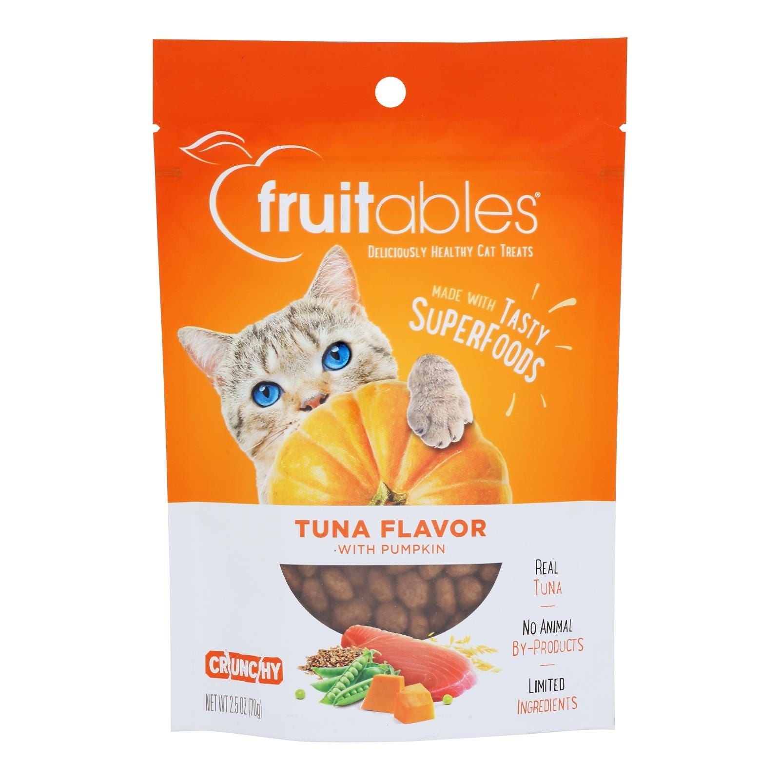 Fruitables - Cat Treats Tuna&pumpkin - Case Of 10-2.5 Oz image 1