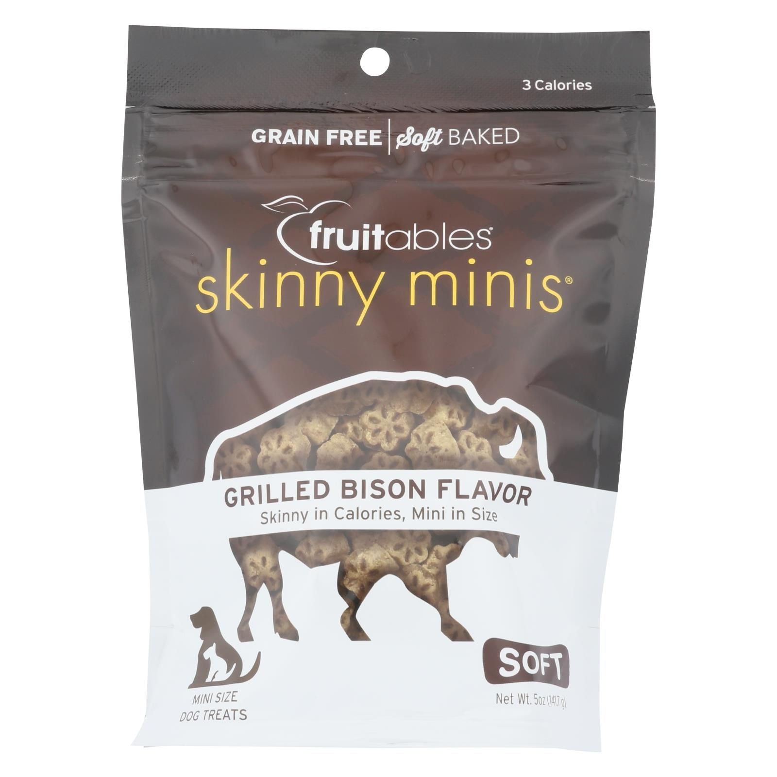 Fruitables - Dog Treats Soft Bison - Case Of 12 - 5.0 Oz image 1