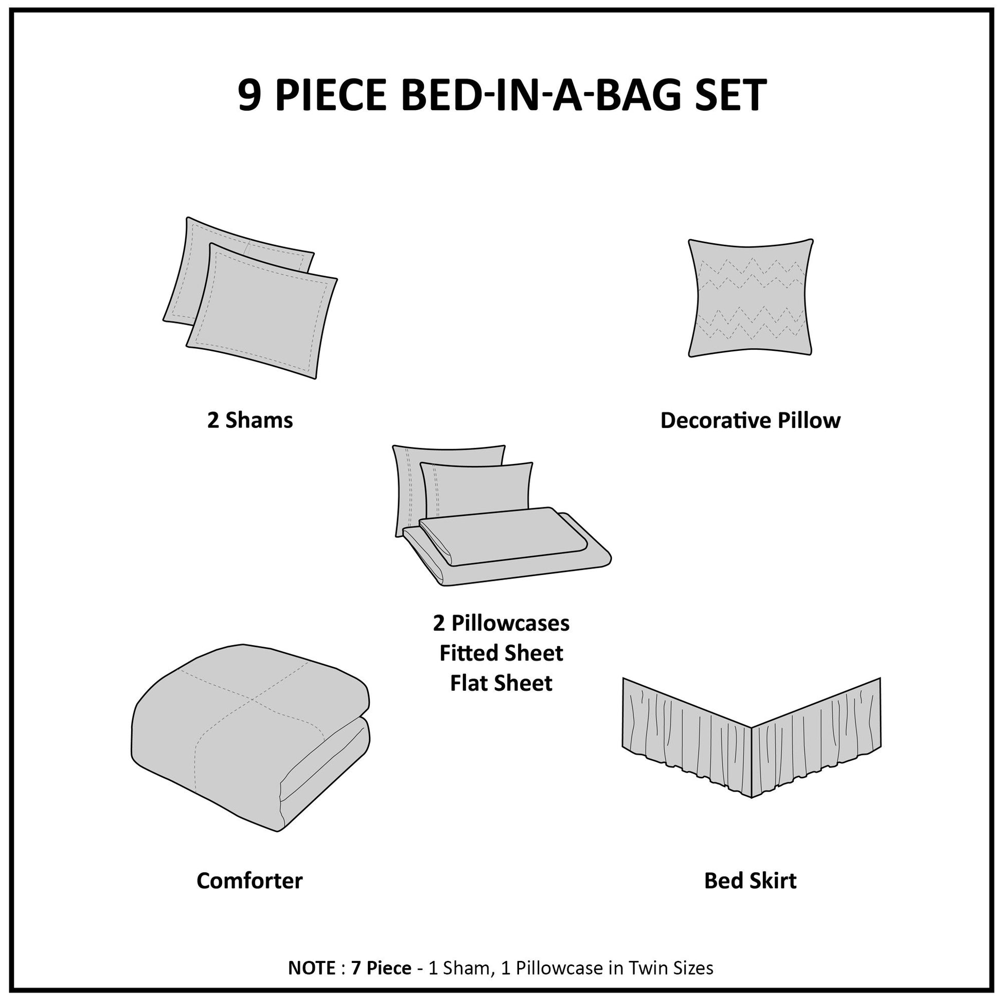 Full Boho Comforter Set with Bed Sheets image 17