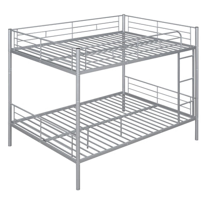 Full Over Full Metal Bunk Bed, Sliver image 5